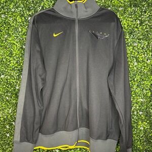 Nike grey‎ and yellow track jacket
